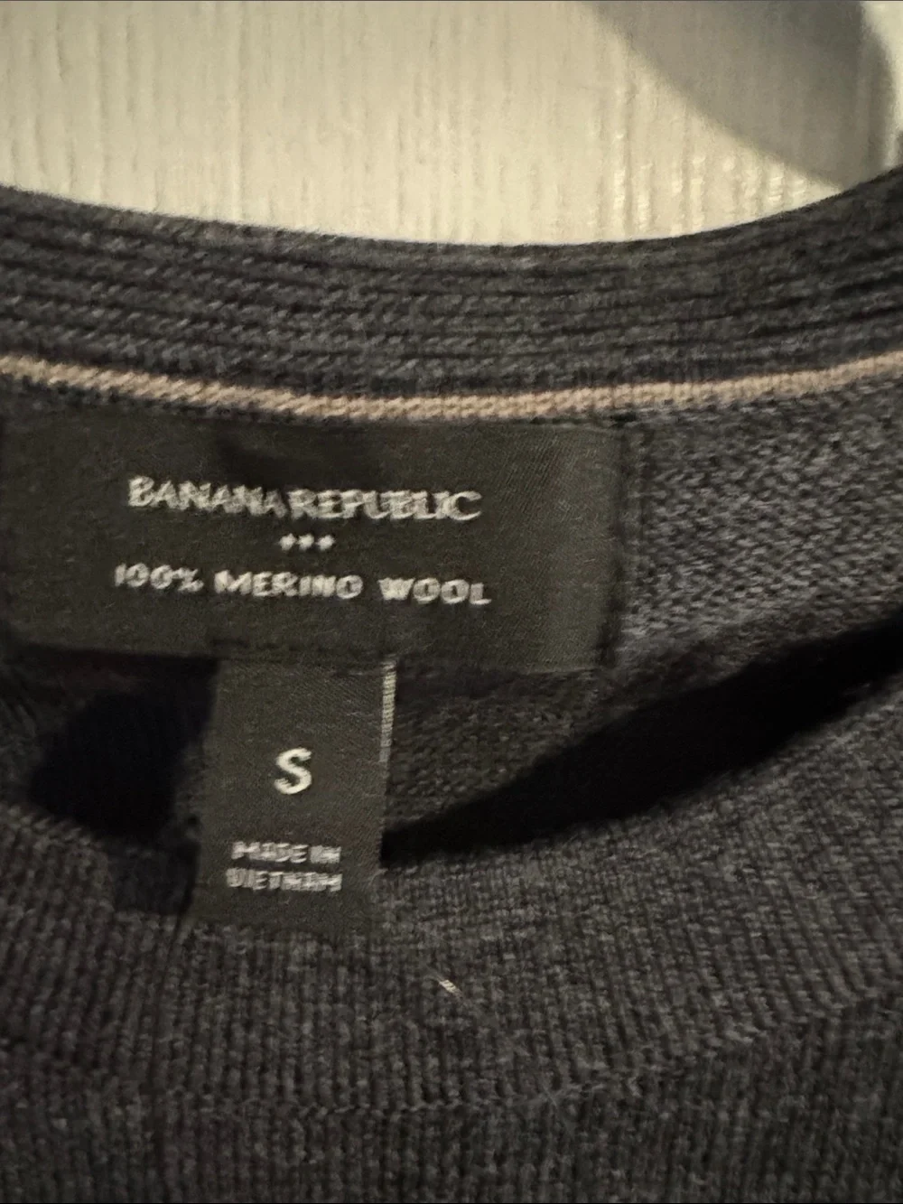 Banana Republic Charcoal Crewneck Sweater